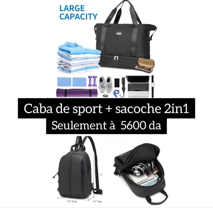PACK CABAS 2 PIECES ✨  Livraison Gratuit 58 wilayas   Imperméable