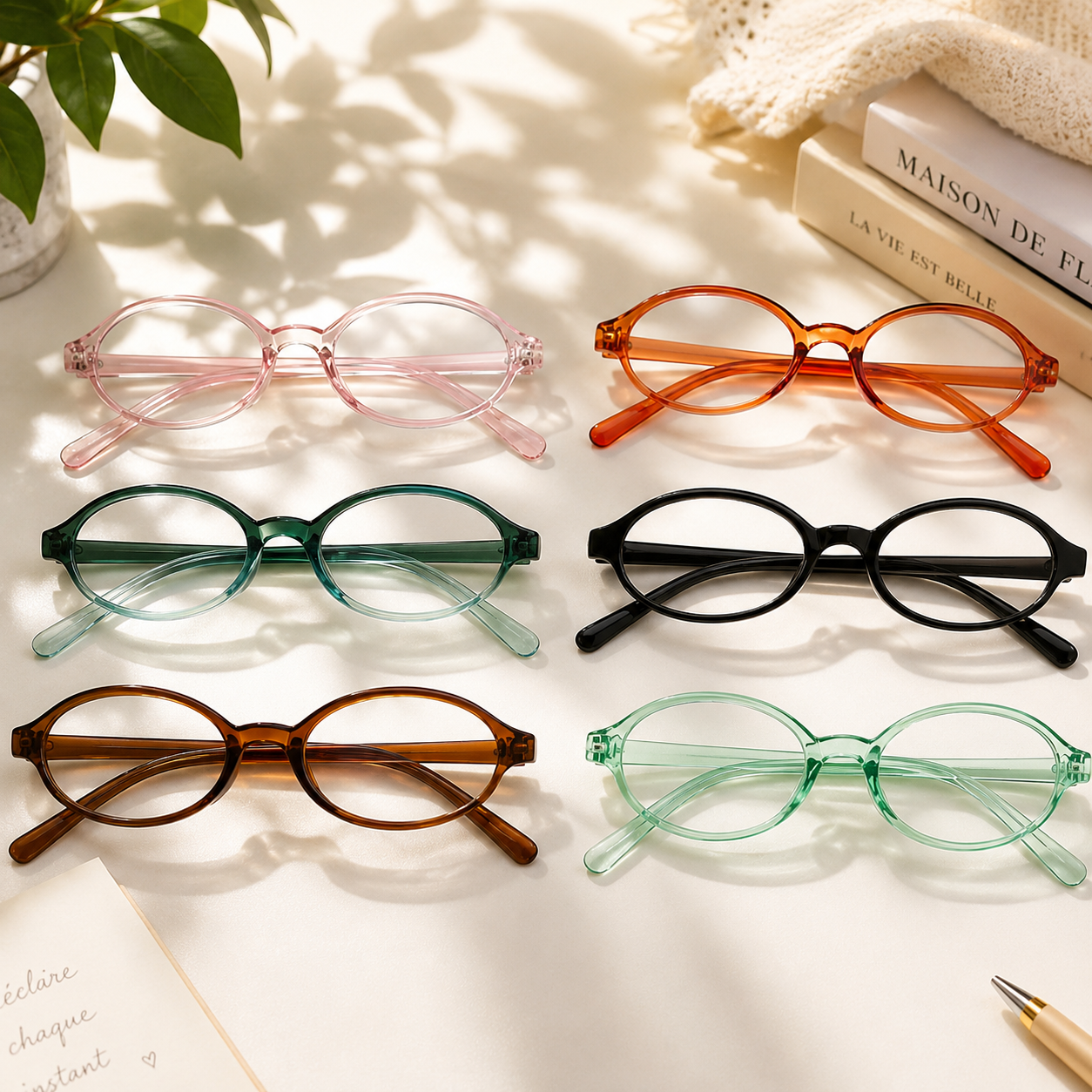 Lunettes De Vue Pour Femmes Cadre Ovale - الصورة 5