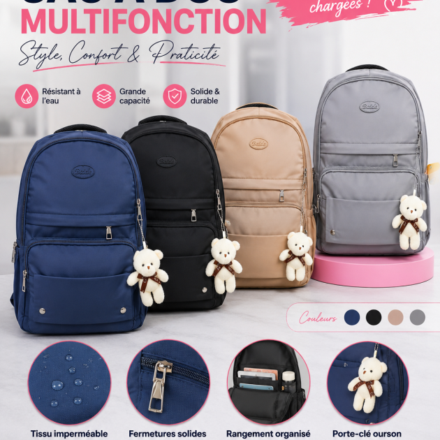 Sac à dos multifonction 🎒