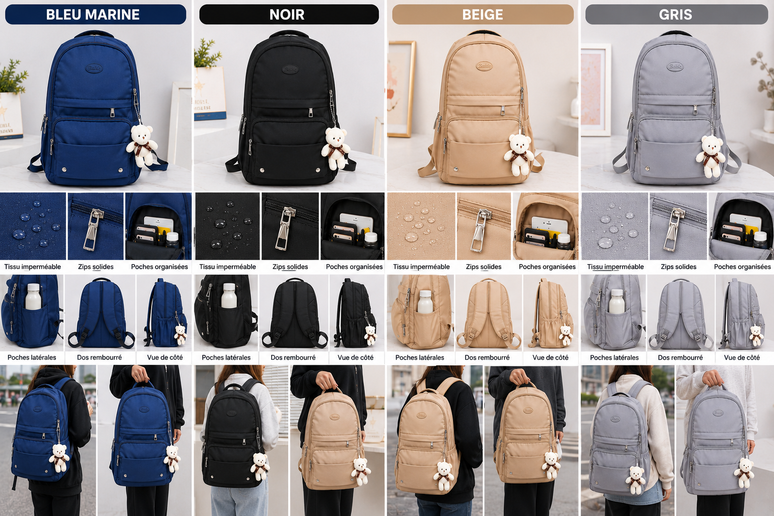Sac à dos multifonction 🎒 - الصورة 3