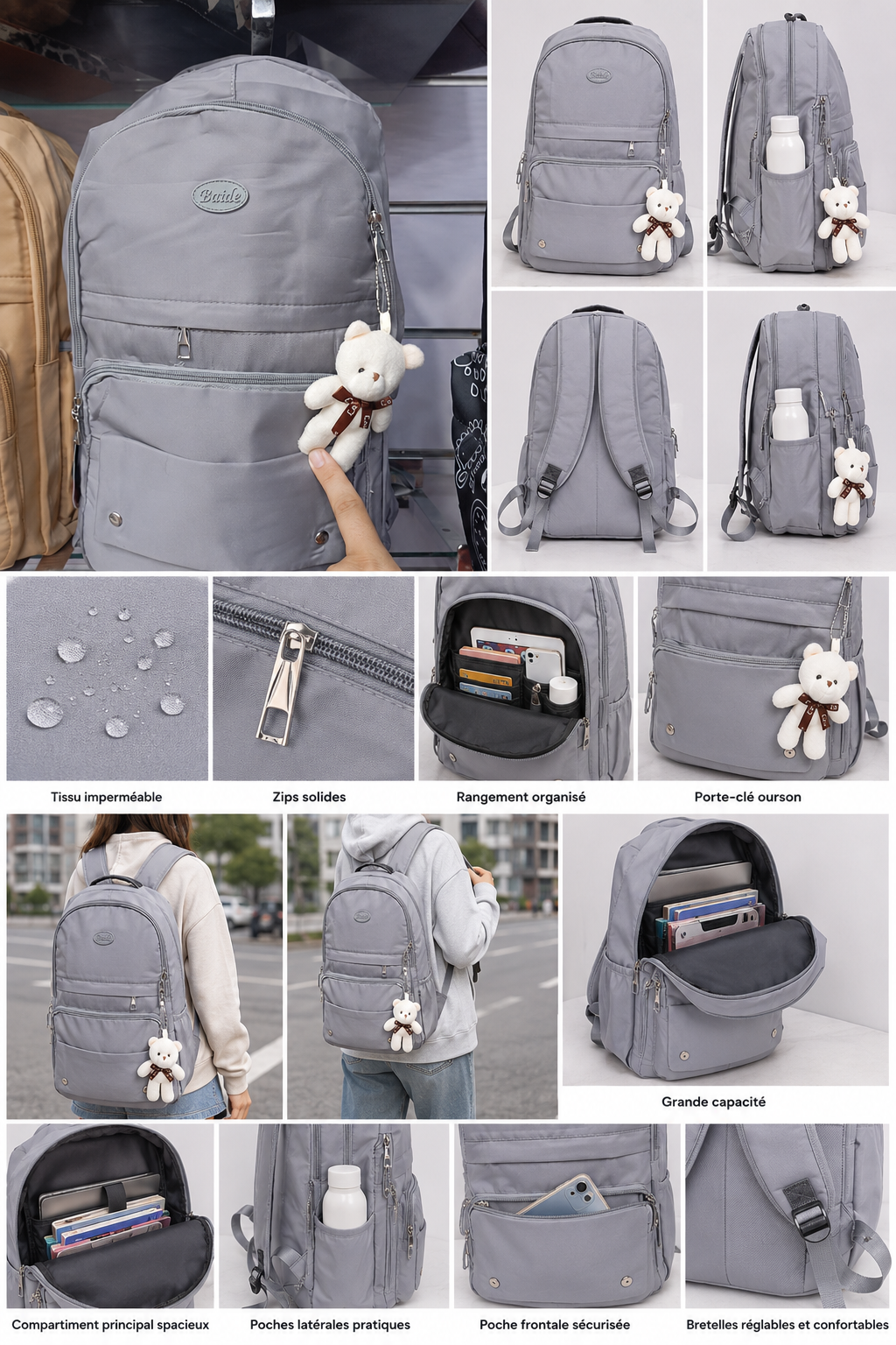 Sac à dos multifonction 🎒 - الصورة 4