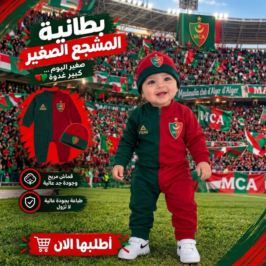 مشجع الصغير MCA مولودية الجزائر - الصورة 2