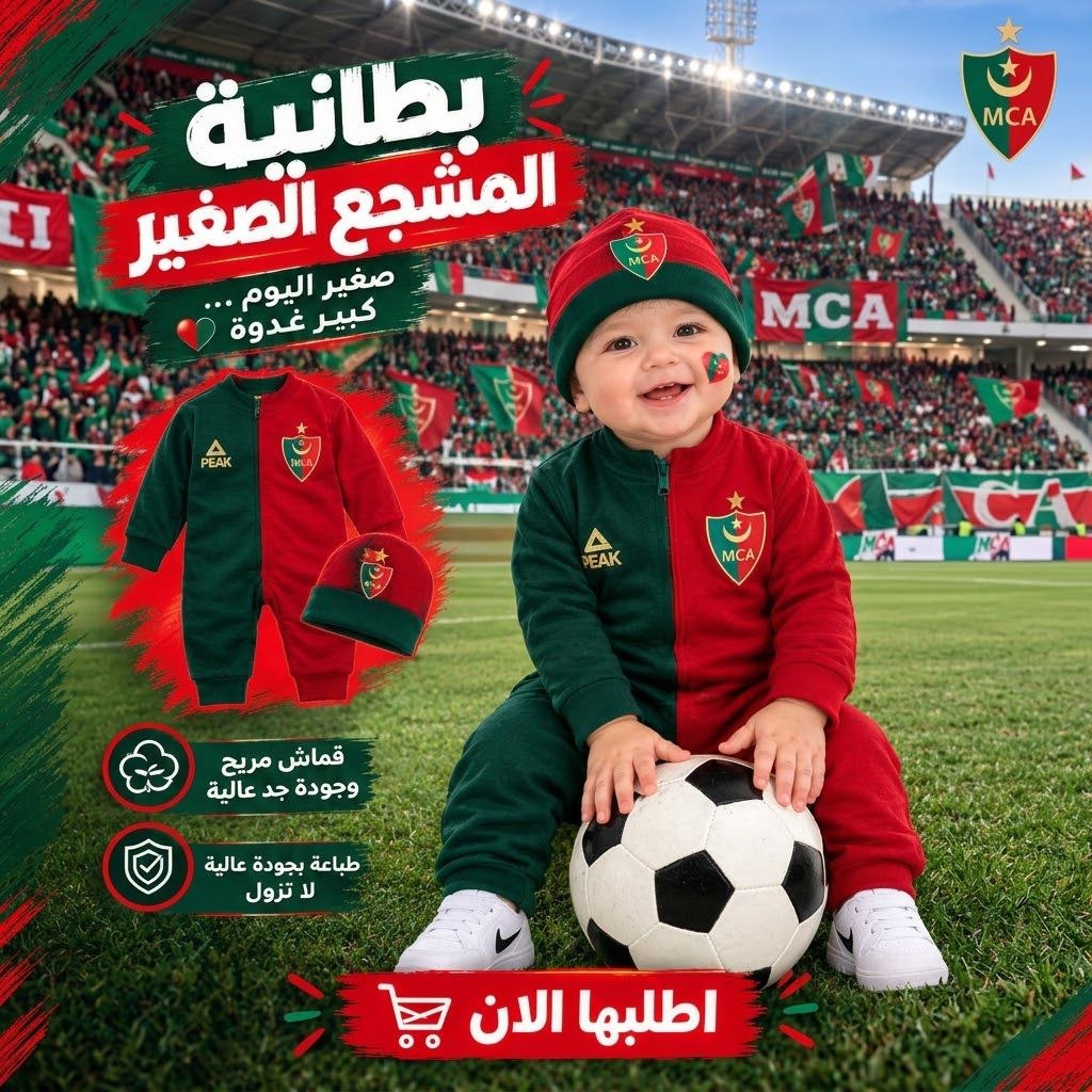 مشجع الصغير MCA مولودية الجزائر - الصورة 3